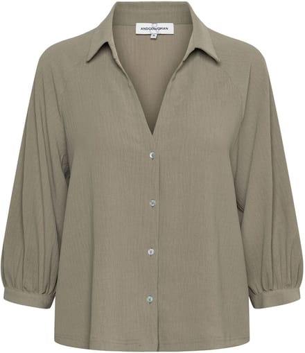 &Co Women blouse Marijke - Khaki