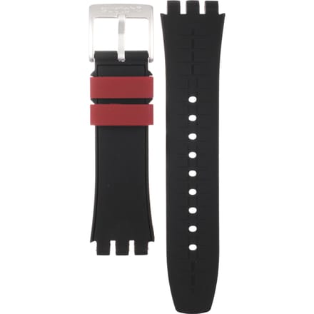 Swatch Mixed Materials - XLite Chrono - YY AYYS4004 YYS4004 Red Wheel band