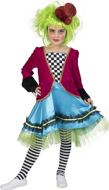 Gek Mad Hatter pak meisje