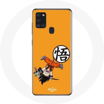 Coque Samsung Galaxy A21S Goku Dragonball Z Enfant Anime