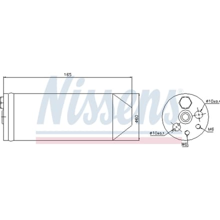 Droger, airconditioningsysteem NISSENS 95070