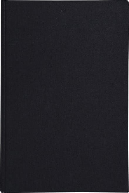 Exacompta Register 35x22,5cm - geruit 5x5 - genummerd - 200 blad - Zwarte canvas - 7529D