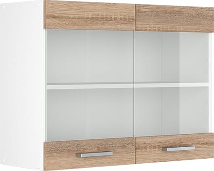 Vicco R-Line Hangkast – 80 cm met glazen deuren Sonoma