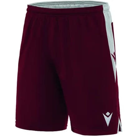 Macron Tempel Short Heren - Wit / Bordeaux | Maat: S