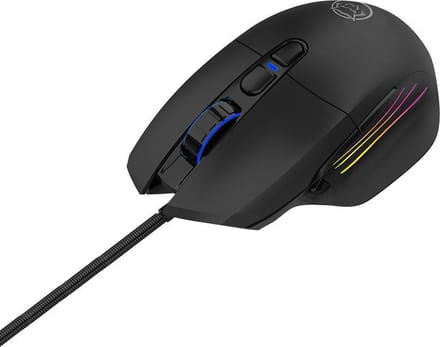 Qware Gaming - Muis - Gaming - New York - RGB LED - 10.000 DPI - 8 knoppen - Programmeerbaar