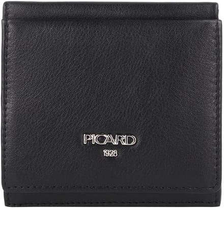 Picard Bingo Portemonnee Leer 10 cm - Dames - Staand formaat - schwarz