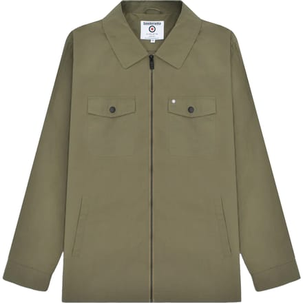 Lambretta Heren Kalmar Jas (Kaki Groen)