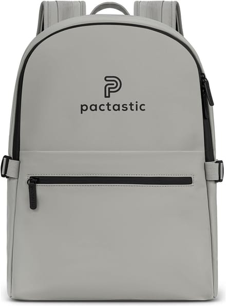 Pactastic Daypack Rugzak met laptopvak Urban Collection Round Top Backpack 44 cm 20L Grey Grijs