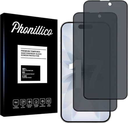 iPhone 17 - 2 stuks Beschermglas Privacy Glas Screenprotector van glazen schermbeschermfolie