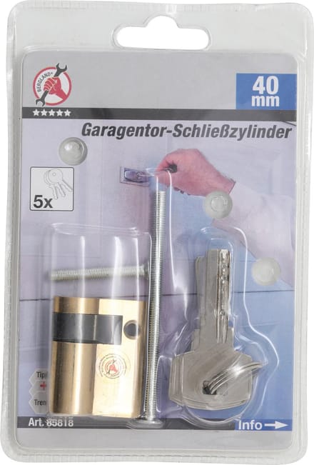 BGS 85818 - Cylindre de serrure de porte de garage | 40 mm
