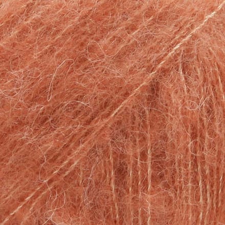 DROPS Brushed Alpaca Silk Uni Colour - 22 licht roest - Wol Garen