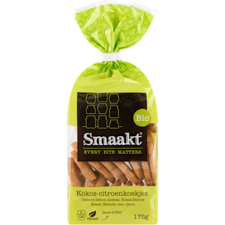 Kokos citroenkoekjes biologisch