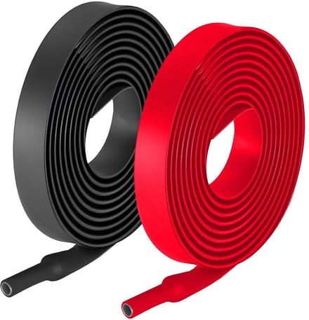 Allecto Plus - Pack van 2 hitte krimpkousen Diameter 30mm met lijm - Waterdicht en geïsoleerd - 2 meter lengte per krimp - Kabel isolatie en markering.