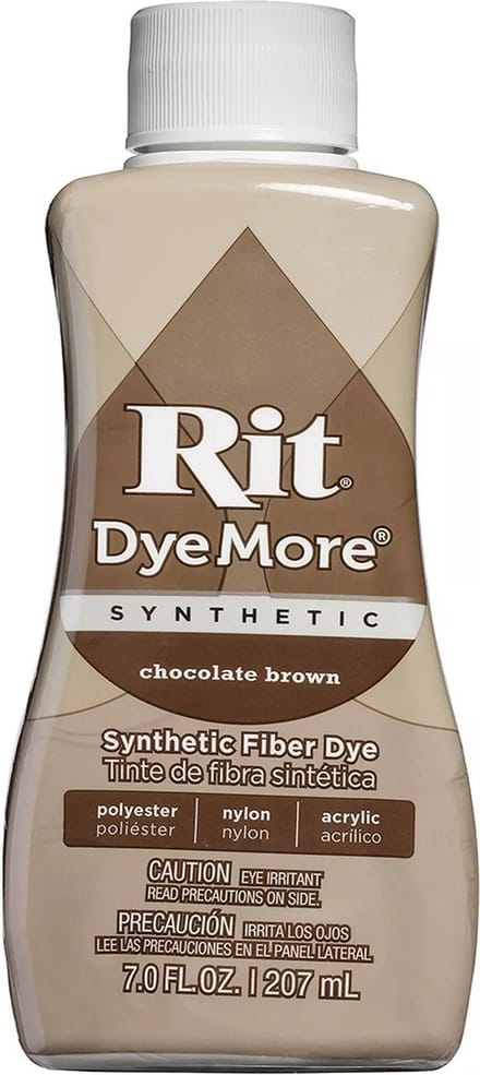 Rit Dyemore Chocolate Brown - Voor synthetische stoffen - Rit