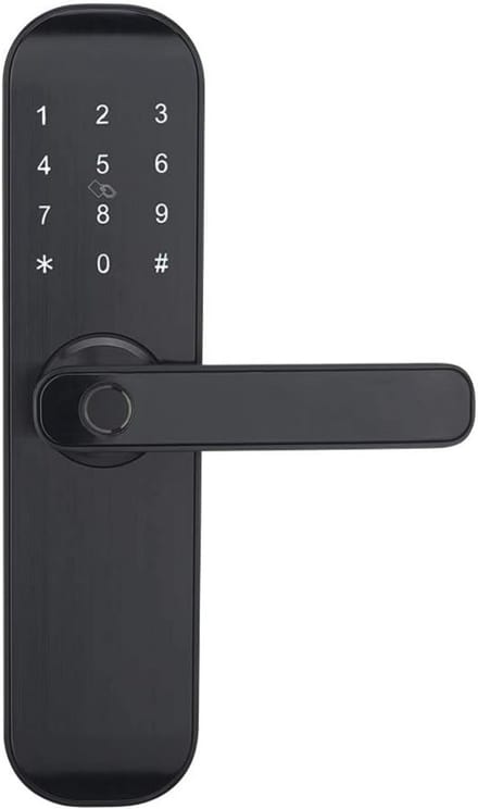 Bluetooth Digitaal Slot met App, Code en Kaart - Geschikt voor Rechterhand Deuren