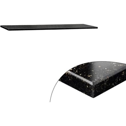 GGM Gastro Granitarbeitsplatte - 1200x700mm - Star Galaxy