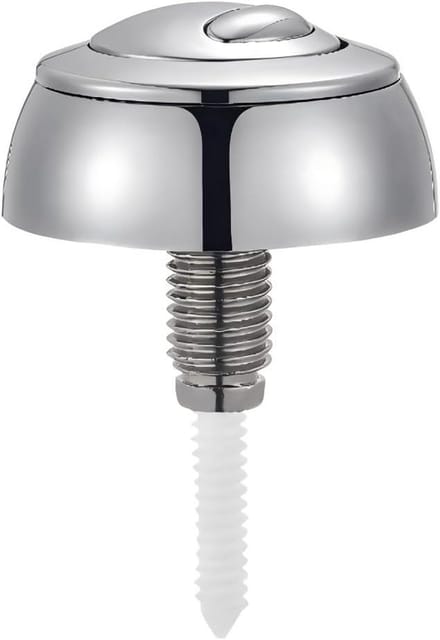 Universele Dual Flush Toiletknop Vervanging voor Cisternes - Zilver
