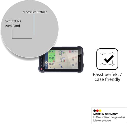 dipos – 2x Pantserfolie geschikt voor Hugerock X72 | 9H Screenprotector