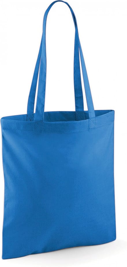 Westford Mill Bag For Life - Long Handles WM101 - Sapphire Blue - 38 x 42 cm