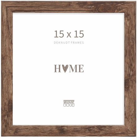 Deknudt Frames fotolijst S45RH3 - bruin - hout - 15x15 cm