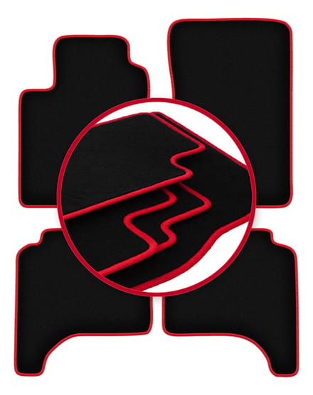CARLUX-RED automatten voor: Suzuki Grand Vitara I SUV (1998-2005)