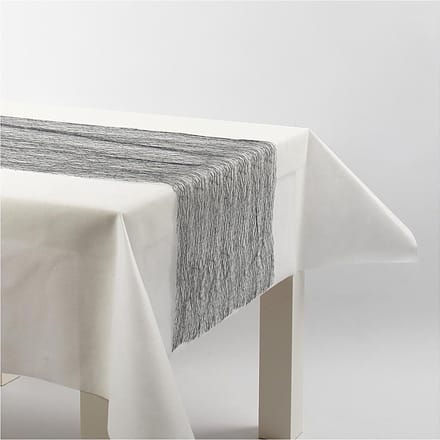 Tafellopers, B: 30 cm, zwart, 10 m/ 1 rol