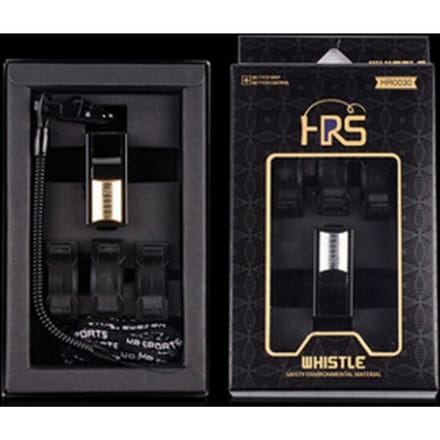 1 st. Scheidsrechtersfluit Goud/Zilver Groot Geluidsfluitje Zaadloos Plastic Fluitje Professioneel Voetbal Basketbal Fluitje black