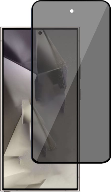 Privé Screenprotector geschikt voor Samsung Galaxy S24 Ultra - Privacy Beschermglas - Privacy Proteqt+