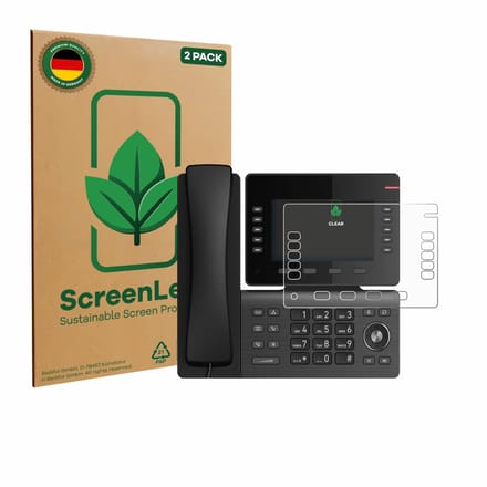 2 Stuks Screenprotector voor Snom D865 - Hoogwaardige Beschermfolie transparant