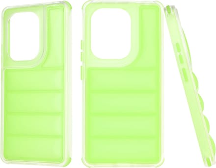 Hoesje geschikt voor Xiaomi Redmi Note 13 Pro / Xiaomi Poco M6 Pro - Techsuit Wave Shield Shockproof Hard Case Back Cover - Groen