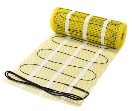 Losse pro-series elektrische vloerverwarming mat beschikbaar in diverse afmetingen, 150 watt per m², 20 m²