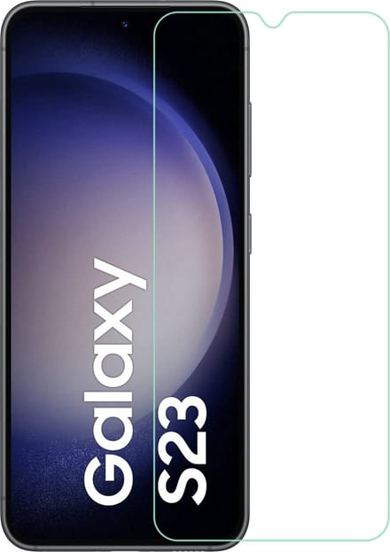 BixB screenprotector Geschikt voor Samsung Galaxy S23 gehard glas tempered glass bescherming