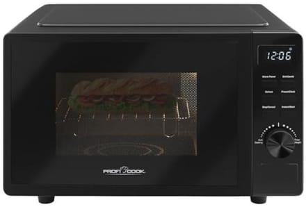 Magnetron met Grill 20L - Draaipleateloze Magnetron met Timer en Ontdooifunctie