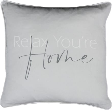 kussen katoen relax you're home 45x45cm*