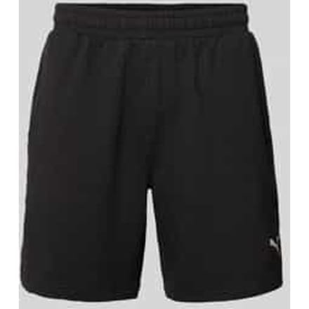 Short met logo-stitching