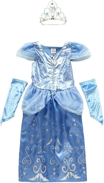 DISNEY Assepoester jurk + kroon