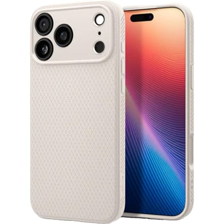 Spigen Liquid Air Hoesje Geschikt voor Apple iPhone 17 Pro - Back Cover Flexibel TPU Titanium