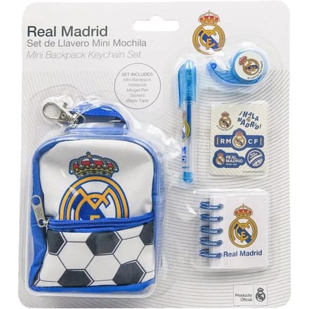 Verstelbare rugzak met pen en notitieboek Cerda Real Madrid
