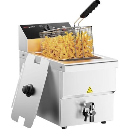GGM Gastro Elektro Fritteuse - 8 Liter - 3,25 kW - mit Ablasshahn