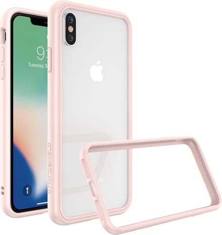 Rhinoshield CrashGuard NX Hard Kunststof Bumper voor de iPhone XS Max - Blush Pink