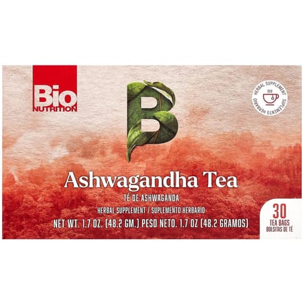 Ashwagandha Thee, Cafeïnevrij, 30 Theezakjes, 48,2G (1.7oz)