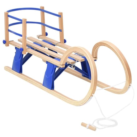 vidaXL - Slee - met - rugleuning - inklapbaar - 110 - cm - multiplex