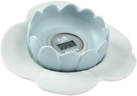 Béaba Badthermometer Lotus – Digitale Water- en Kamertemperatuurmeter – Drijvend & Veilig – Groen/Blauw