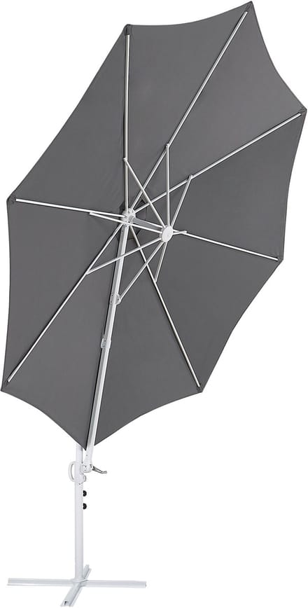 SAVONA II - Zweefparasol - Donkergrijs - Polyester