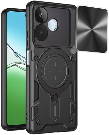 Hoesje geschikt voor Oppo A5 Pro - Techsuit CamGuard Pro Back Cover - Zwart