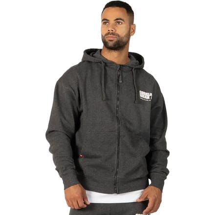 Gorilla Wear Classic Oversized Vest - Donkergrijs Gemeleerd - M