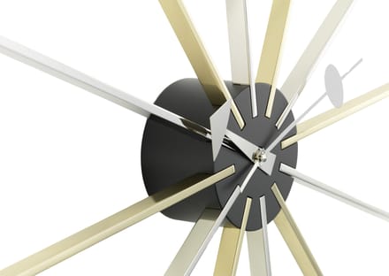 Vitra - Star wandklok - zilver