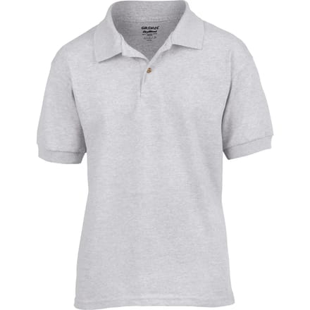 Gildan - DryBlend Kinder Polo - Sport Grey (Heather) maat M (140/152)