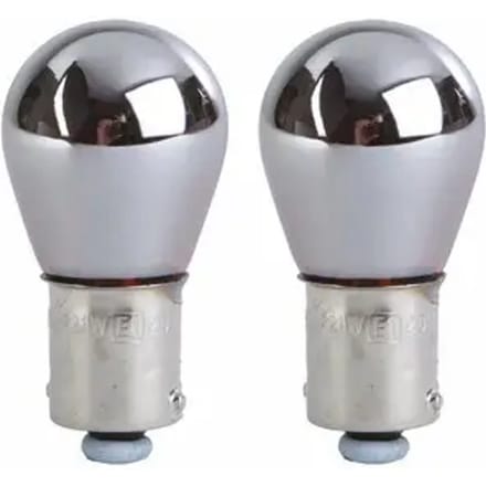 Set van 2 chromen lampen Chaft BA15S