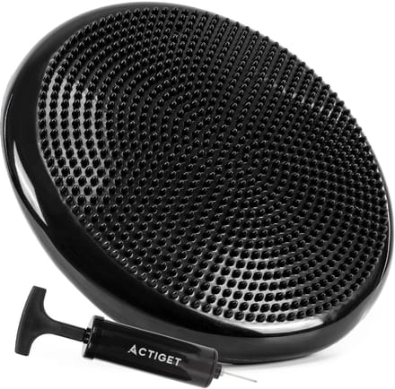 Actiget® Balanskussen | Inclusief Pomp | Zwart | 34 cm | PVC